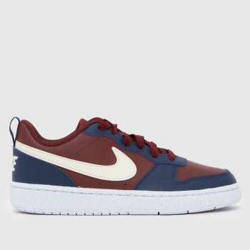 Nike Burgundy Court Borough Low Boys Youth