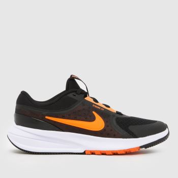 Nike Black & Orange Star Runner 5 Boys Youth