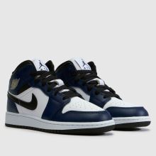 Nike Jordan Air Jordan 1 Mid Boys Junior in Multi Nike Jordan Air Jordan 1 Mid,2 of 4