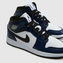 Nike Jordan Air Jordan 1 Mid Boys Junior in Multi Nike Jordan Air Jordan 1 Mid,3 of 4