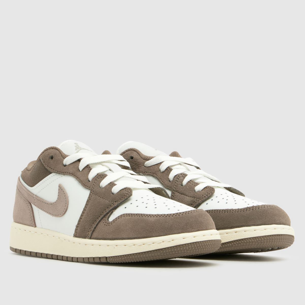 Kids Boys Youth Stone Multi Nike Jordan Air Jordan 1 Low SE