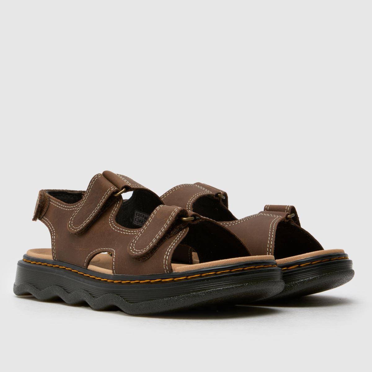 Dr Martens Virden Boys Youth in Dark Brown Dr Martens Virden 1