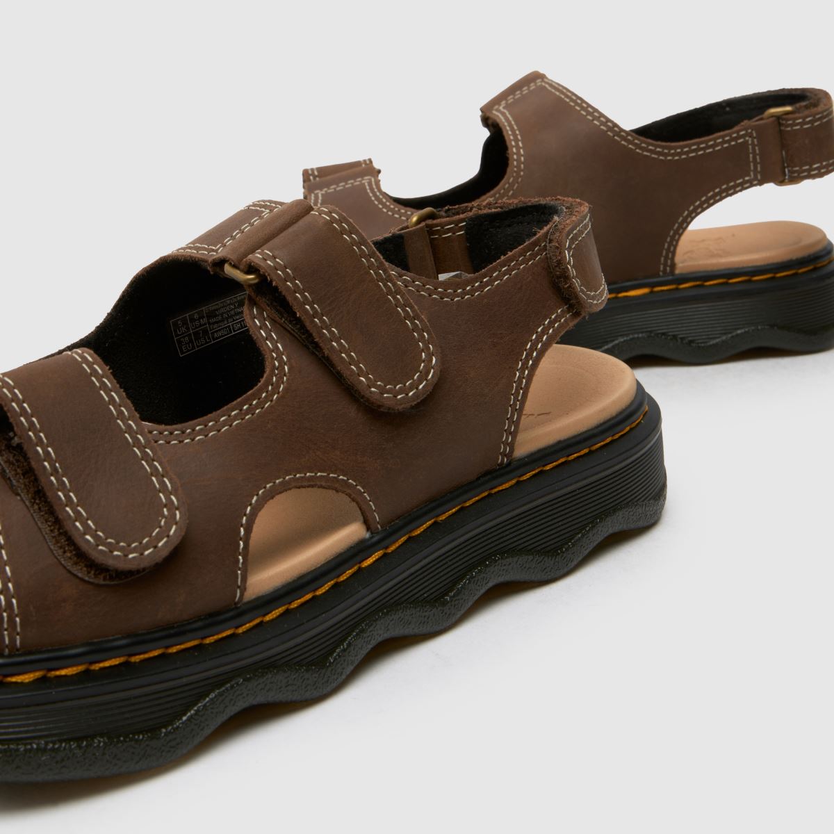 Dr Martens Virden Boys Youth in Dark Brown Dr Martens Virden 7