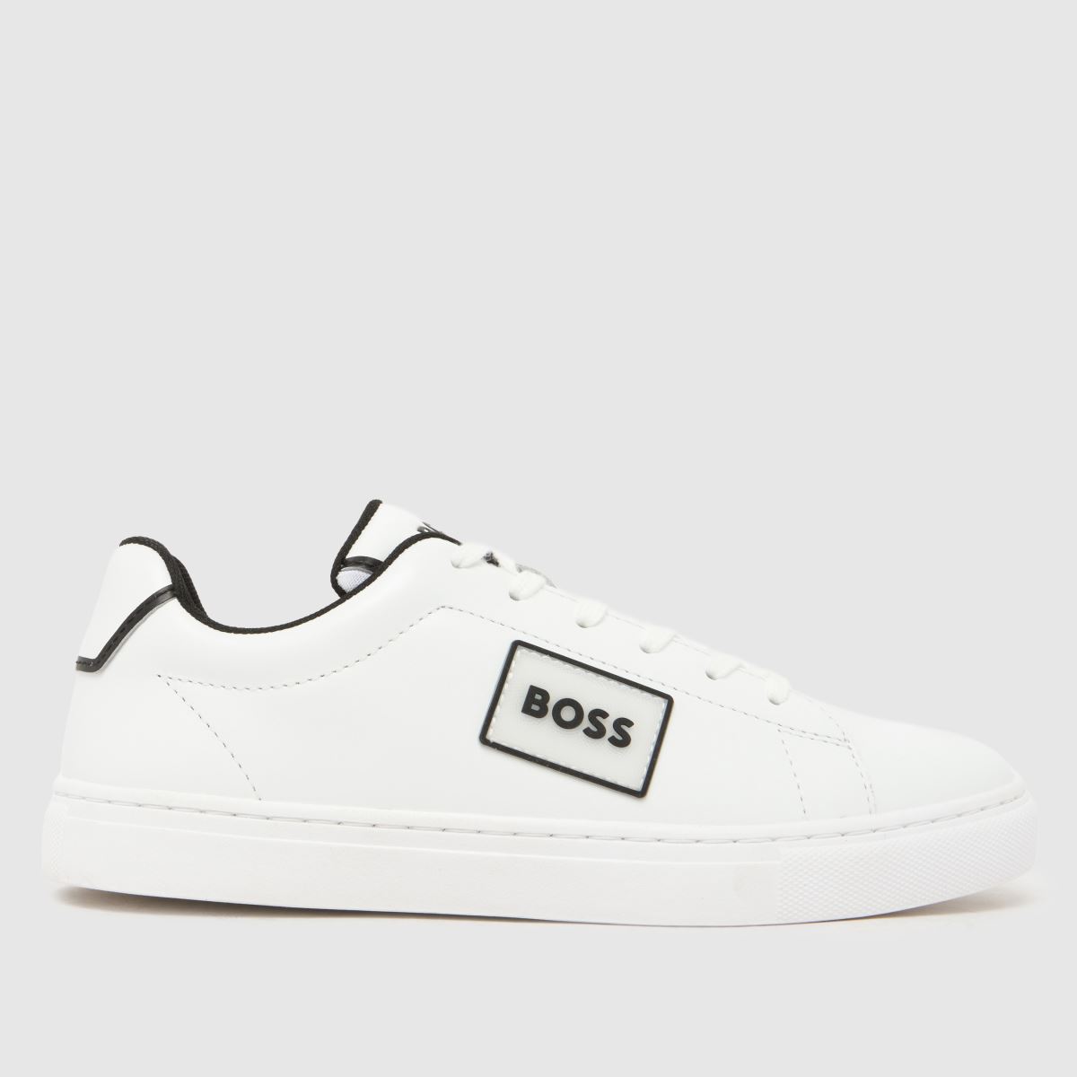 BOSS White Court Boys Youth Trainers
