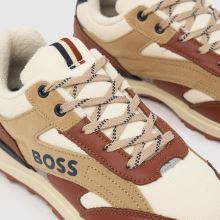 BOSS Runner Boys Youth in Beige Multi BOSS Runner,3 of 4
