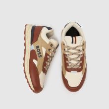 BOSS Runner Boys Youth in Beige Multi BOSS Runner,4 of 4