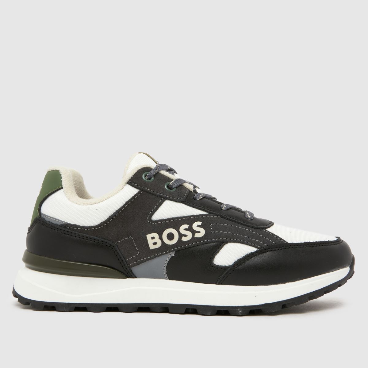 BOSS Black Multi Runner Boys Youth Trainers