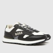 BOSS Runner Boys Youth in Black Multi BOSS Runner,2 of 4