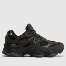 New Balance 9060 Boys Youth in Black & Grey New Balance 9060,1 of 4