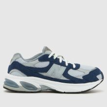 New Balance 2010 Boys Youth in Grey & Navy New Balance 2010,1 of 4