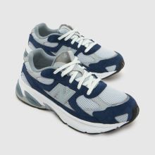 New Balance 2010 Boys Youth in Grey & Navy New Balance 2010,3 of 4