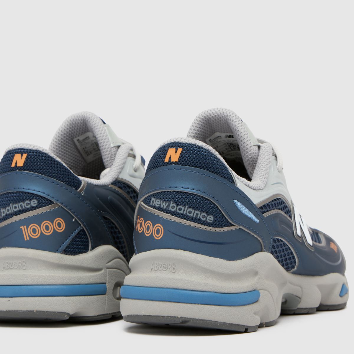 Kids Boys Youth Navy Stone New Balance 1000 Trainers schuh