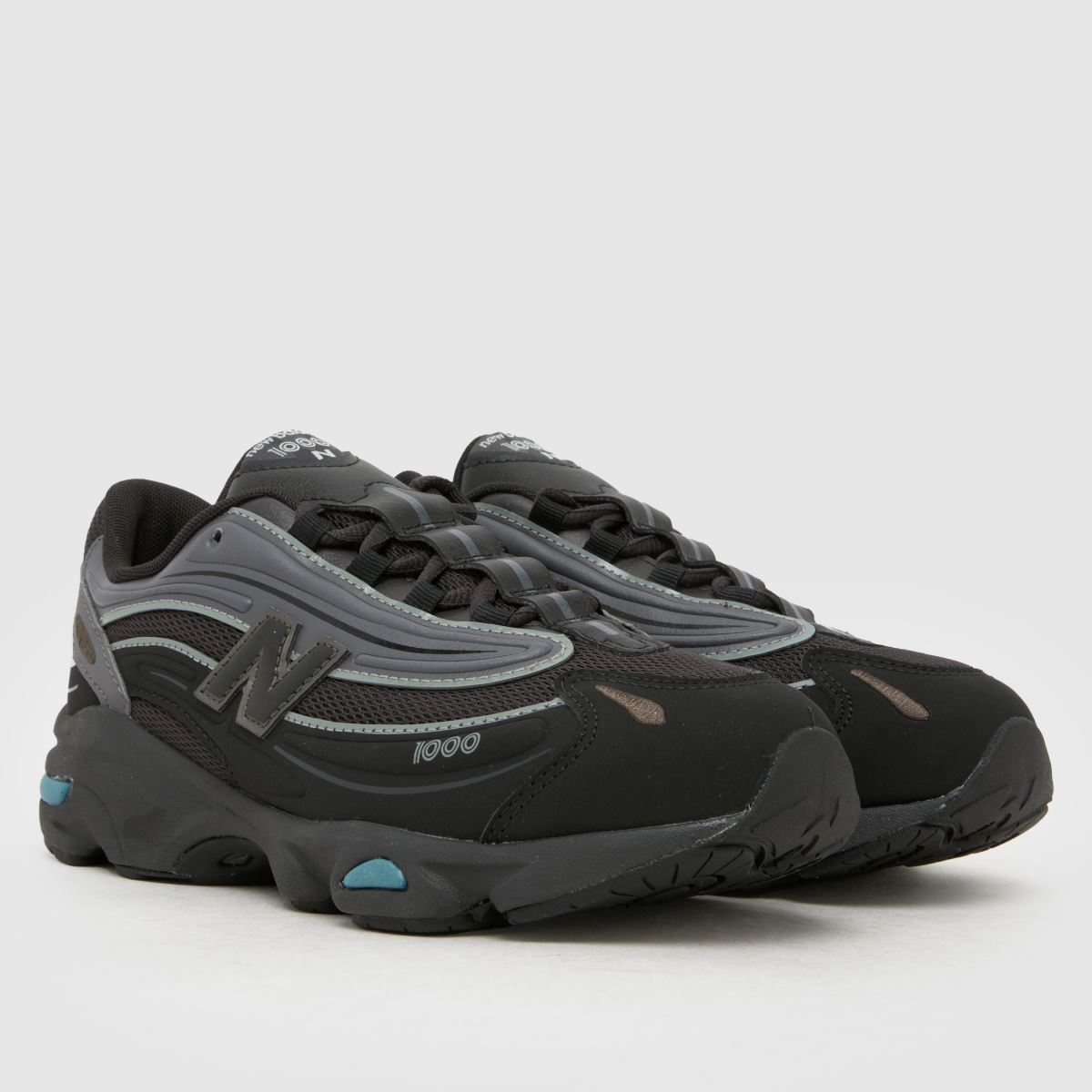 New Balance 1000 Boys Youth in Black & Grey New Balance 1000 1