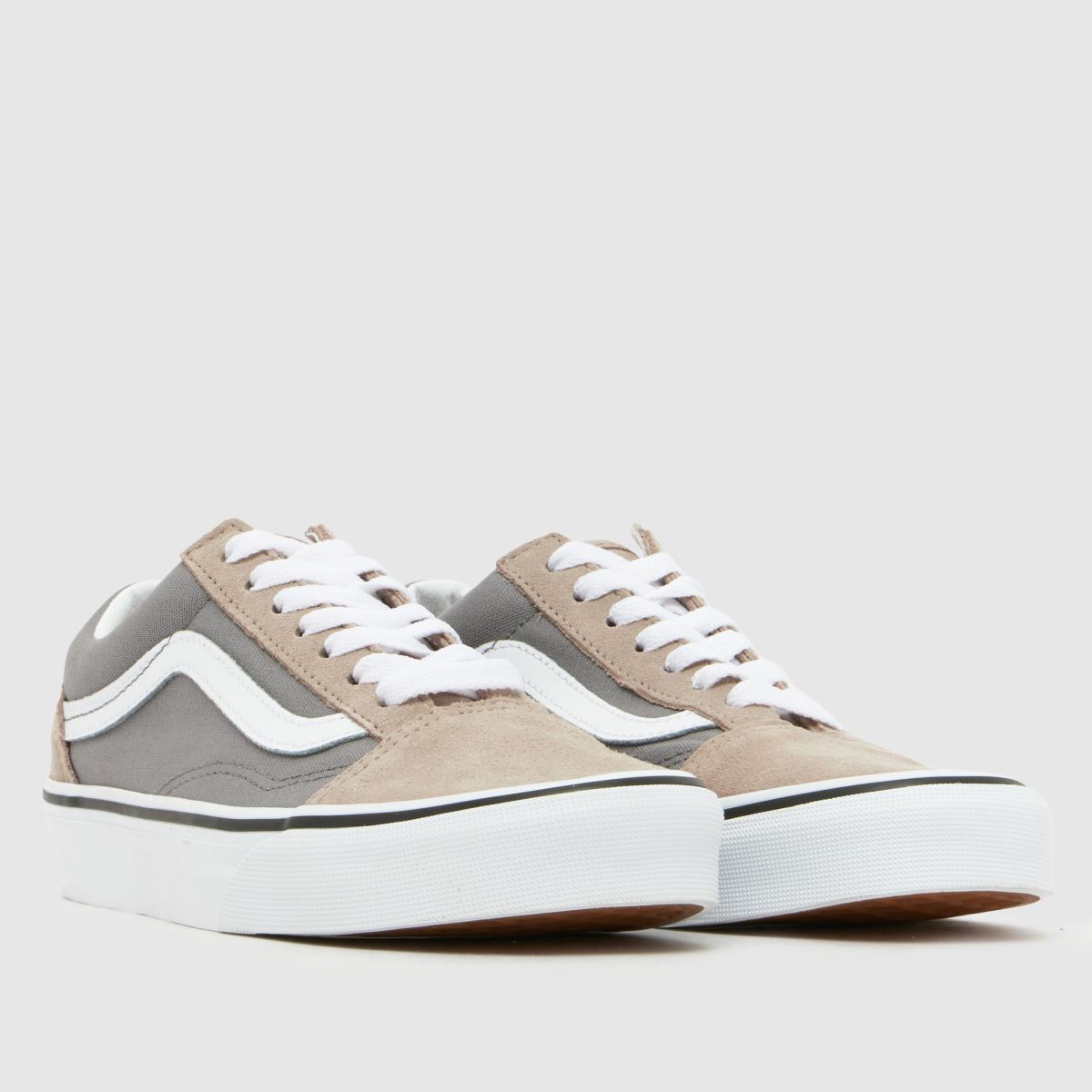 Vans Old Skool Boys Youth in Grey Multi Vans Old Skool 1