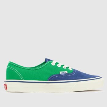 Vans Green Multi Authentic Boys Youth
