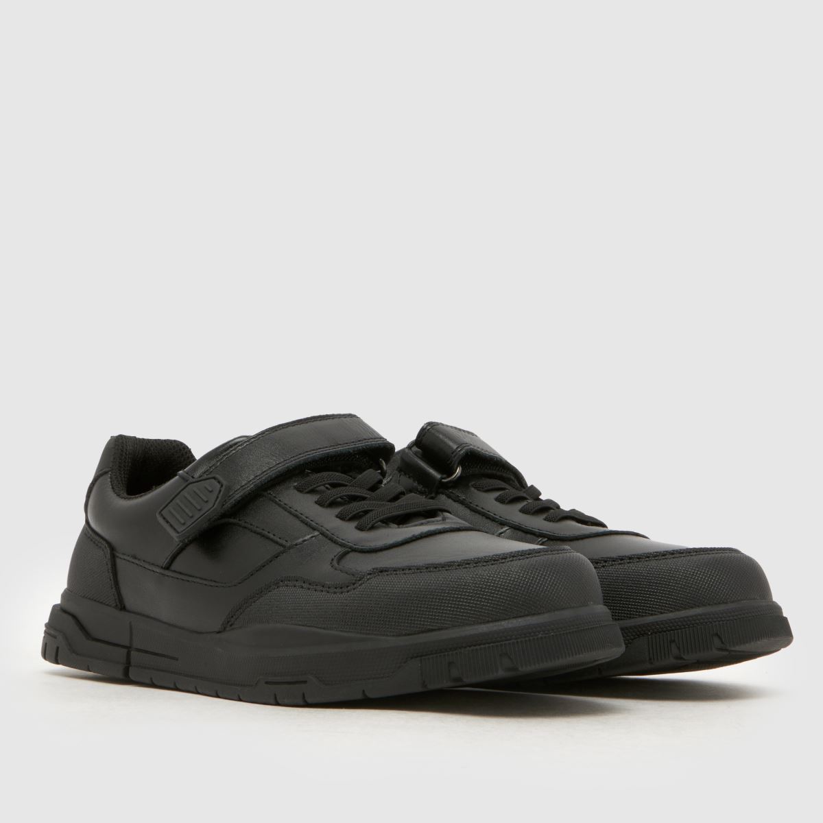 schuh Mountain Leather Boys Youth in Black schuh Mountain Leather 1