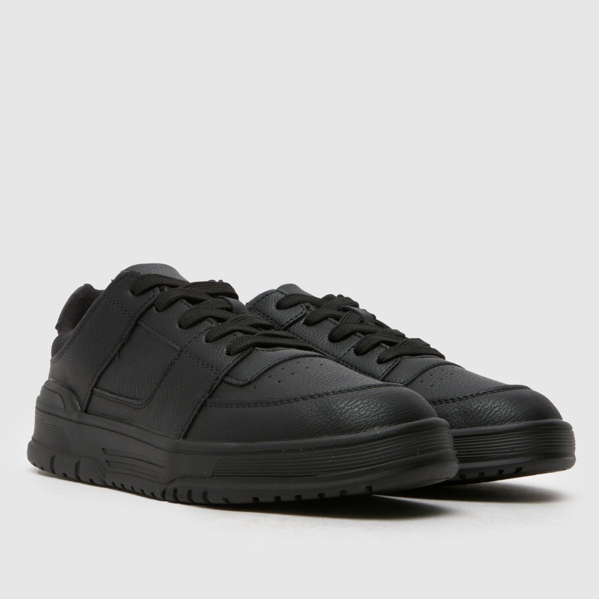 schuh Machinery Court Boys Youth in Black schuh Machinery Court 1