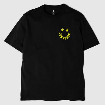 clothing Converse black smiley tee clothing Converse black smiley tee