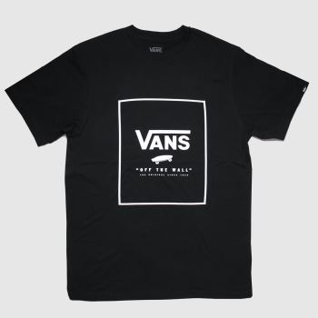 clothing Vans black & white print box tee clothing Vans black & white print box tee