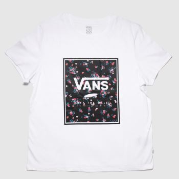 clothing Vans black & white boxed in boxy tee clothing Vans black & white boxed in boxy tee