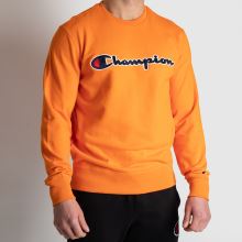men's champion orange sweatshirt