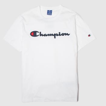 clothing Champion white crewneck t-shirt clothing Champion white crewneck t-shirt