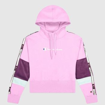 Champion pink hooded half zip Champion pink hooded half zip