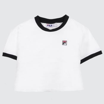 Fila white & black kahleesi crop Fila white & black kahleesi crop