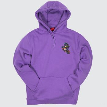clothing Santa Cruz lilac hand splatter hood clothing Santa Cruz lilac hand splatter hood