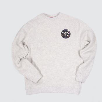 clothing Santa Cruz white dot splatter crew clothing Santa Cruz white dot splatter crew