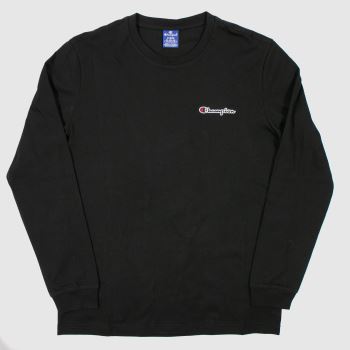 clothing Champion black crewneck t-shirt clothing Champion black crewneck t-shirt