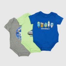 Converse Baby Bodysuit 3 Pack,1 of 4