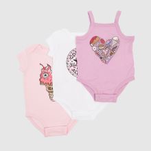 Converse Baby Bodysuit 3 Pack,1 of 4