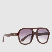 AIRE Whirlpool Sunglasses in Burgundy AIRE Whirlpool Sunglasses,1 of 4