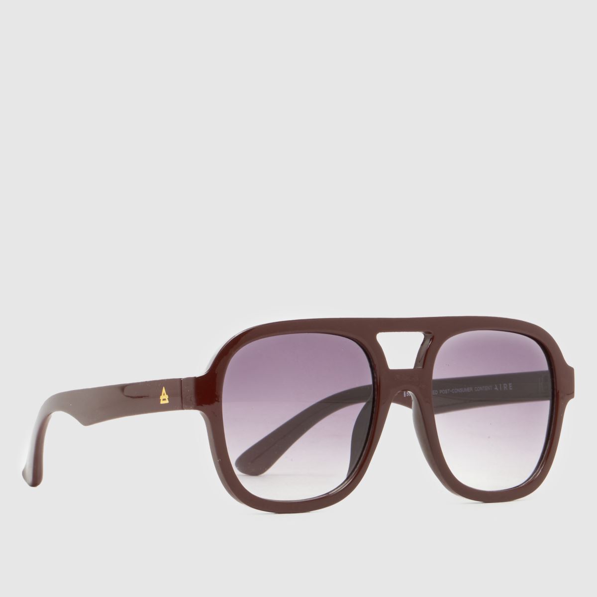 AIRE Whirlpool Sunglasses in Burgundy, Size: 53mm