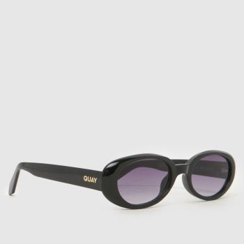 Quay Black Felt Cute Sunglasses Sunglasses