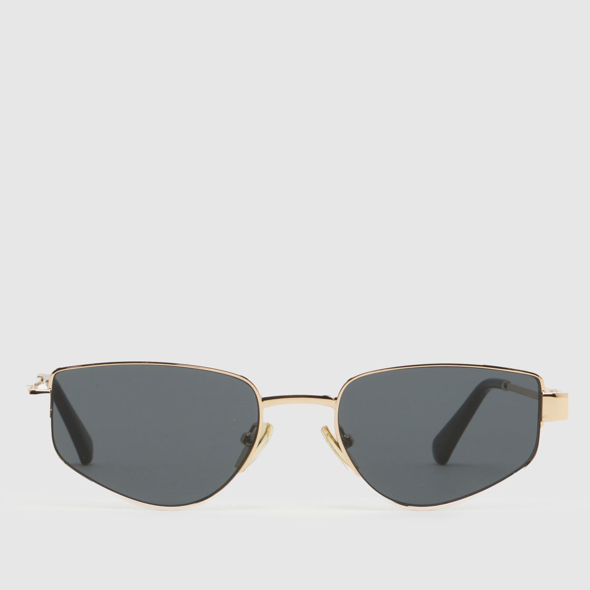 Quay Hit Single Sunglasses in Black & Gold Quay Hit Single Sunglasses 1
