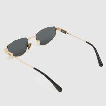 Quay Hit Single Sunglasses in Black & Gold Quay Hit Single Sunglasses,4 of 4