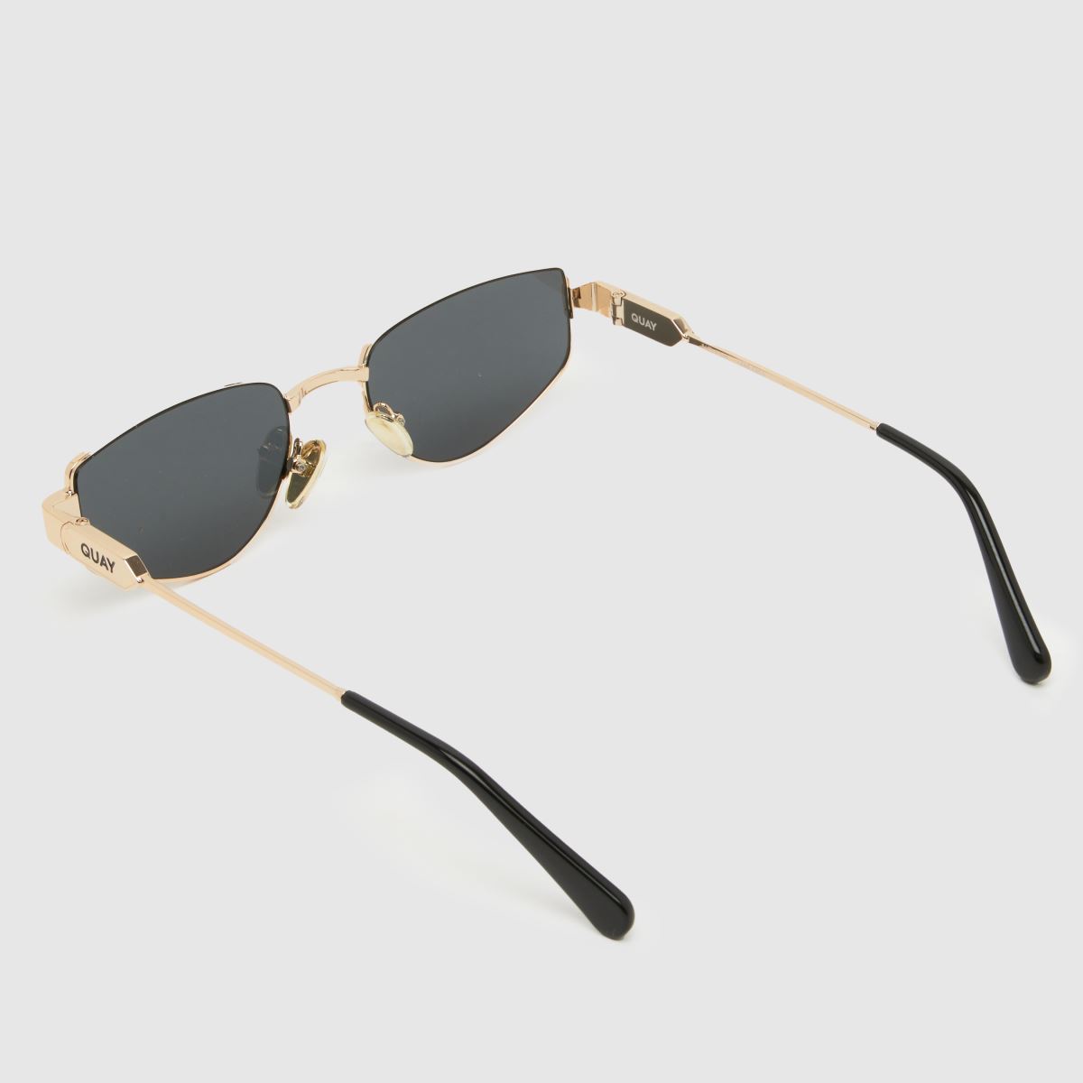 Quay Hit Single Sunglasses in Black & Gold Quay Hit Single Sunglasses 7