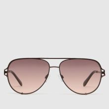 Quay High Key Twist Sunglasses in Brown Multi Quay High Key Twist Sunglasses,2 of 4