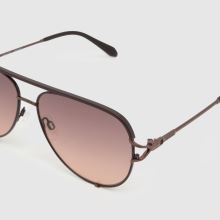 Quay High Key Twist Sunglasses in Brown Multi Quay High Key Twist Sunglasses,3 of 4