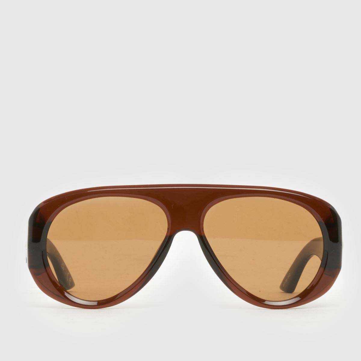 LE SPECS Dreamboat Sunglasses in Dark Brown LE SPECS Dreamboat Sunglasses 1