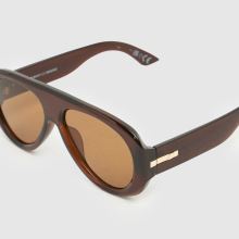 LE SPECS Dreamboat Sunglasses in Dark Brown LE SPECS Dreamboat Sunglasses,3 of 4