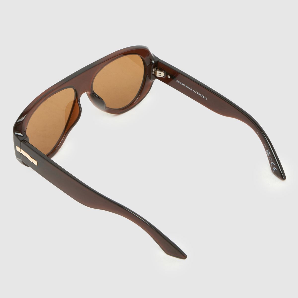 LE SPECS Dreamboat Sunglasses in Dark Brown LE SPECS Dreamboat Sunglasses 7