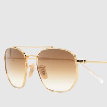 Ray-Ban Hexagonal Metal Sunglasses,3 of 4