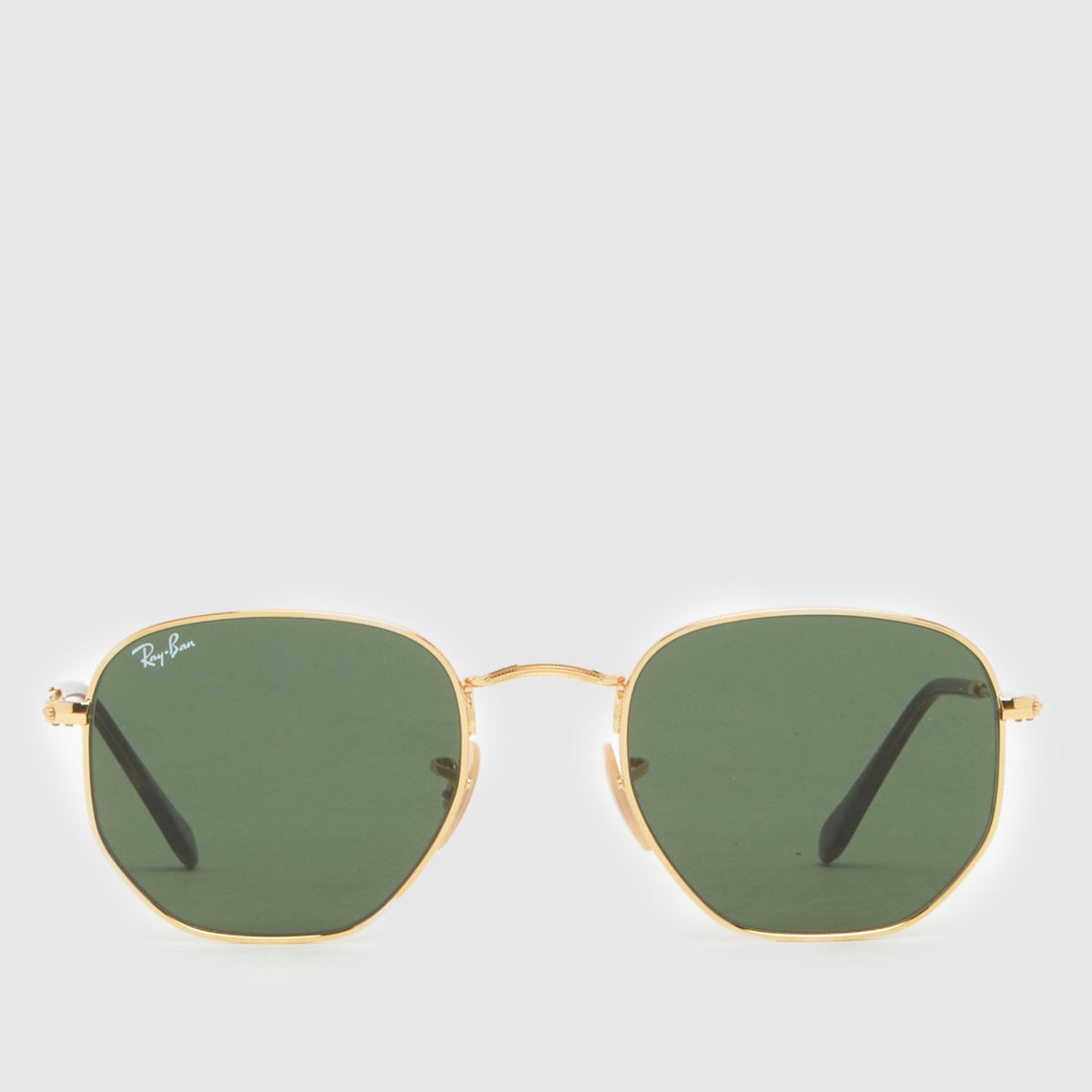 Ray-Ban Metal Hexagonal Sunglasses in Gold Ray-Ban Metal Hexagonal Sunglasses 1