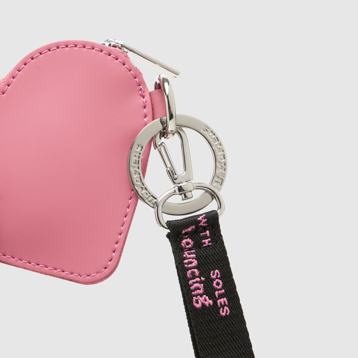 Dr Martens Heart Purse Bag Charm in Pale Pink Dr Martens Heart Purse Bag Charm 7