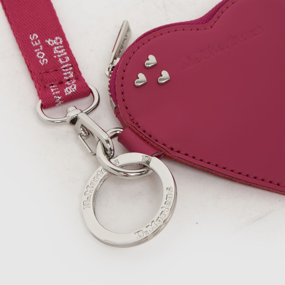 Dr Martens Heart Purse Bag Charm in Pink Dr Martens Heart Purse Bag Charm 1