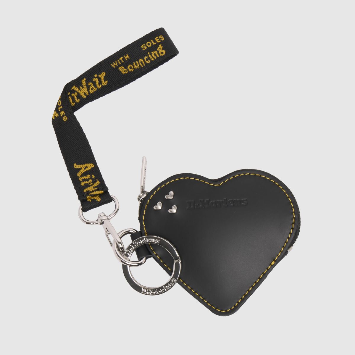 Black Dr Martens Heart Keyring Purse Miscellaneous | schuh
