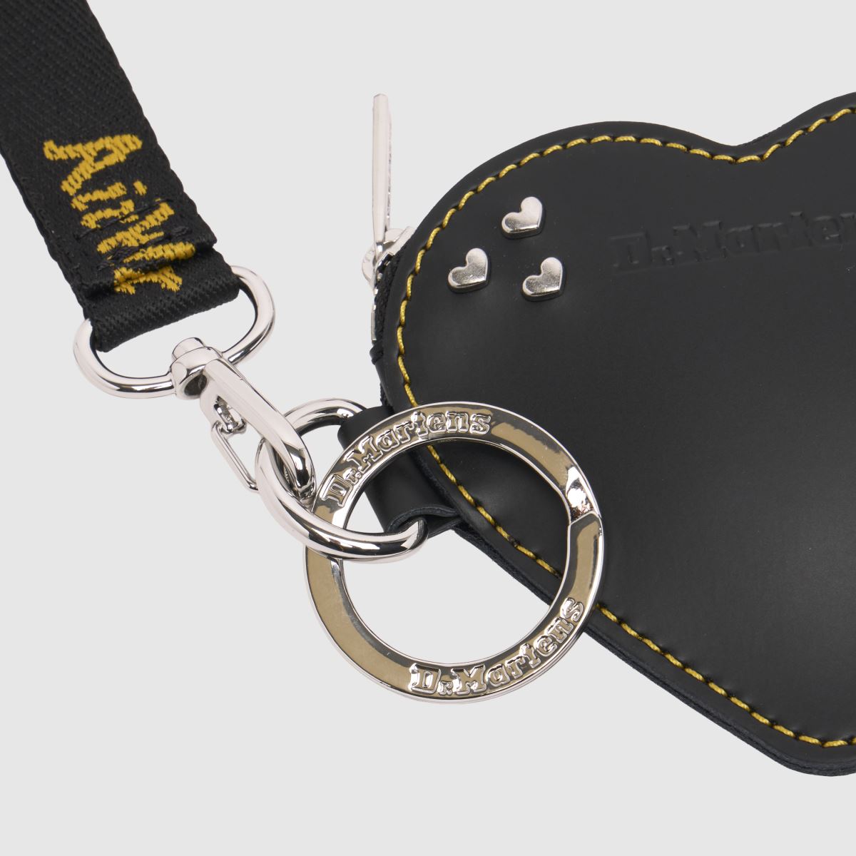Dr Martens Heart Purse Bag Charm in Black Dr Martens Heart Purse Bag Charm 1